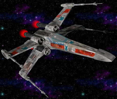 One of Wolfshead Squadron's X-Wings